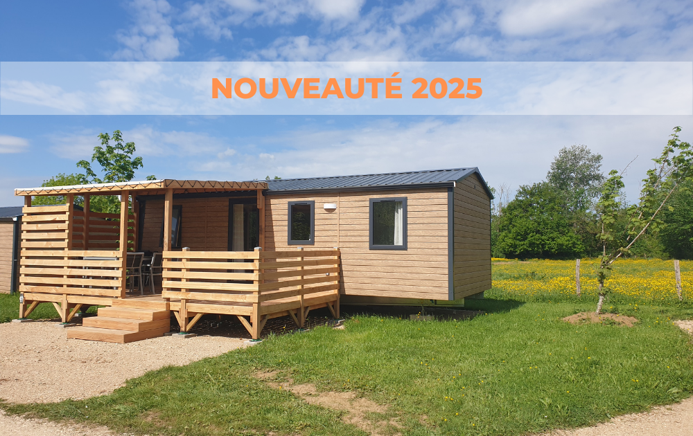Réserver un mobil-home en Côte-d'Or au bord du canal de Bourgogne – Camping avec piscine Vert Auxois